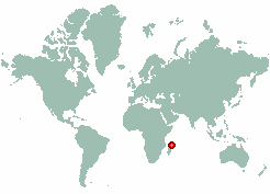 Lotsohina in world map