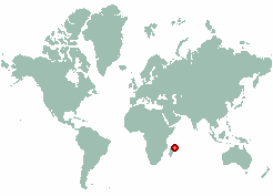 Antingana in world map